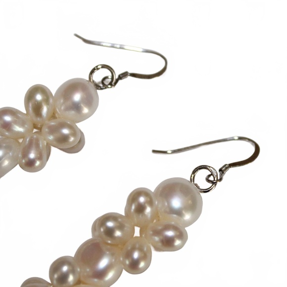 Freshwater Pearl Earrings Vintage  Late 90’s - Picture 3 of 3
